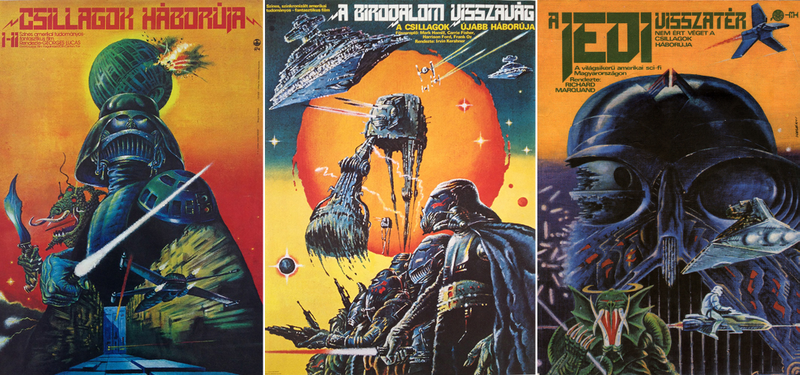 Illustration for article titled Öldöklő küzdelemben kelt el 9,5 millióért Helényi Star Wars-trilógiája